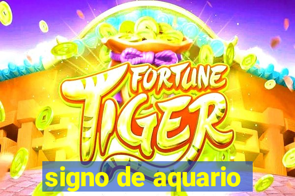 signo de aquario